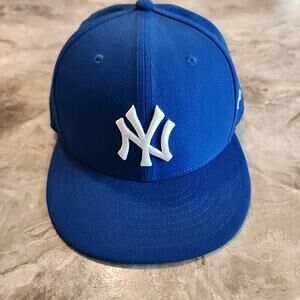 New Era New York Yankees Royal Blue/White 59Fifty Fitted Size 7